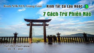 Kinh NIKAYA Giảng Giải _ 7 Cách Trừ Phiền Não - Kinh Tất Cả Lậu Hoặc 3