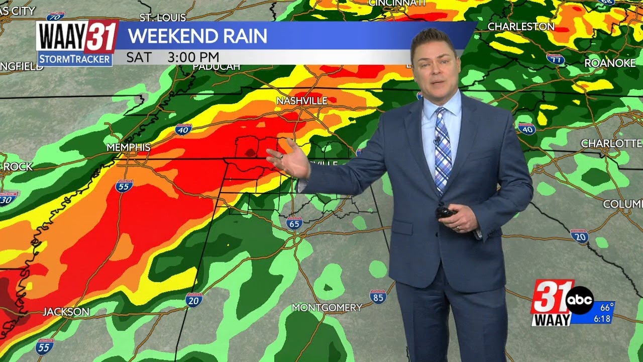 Weekend rain chances - YouTube