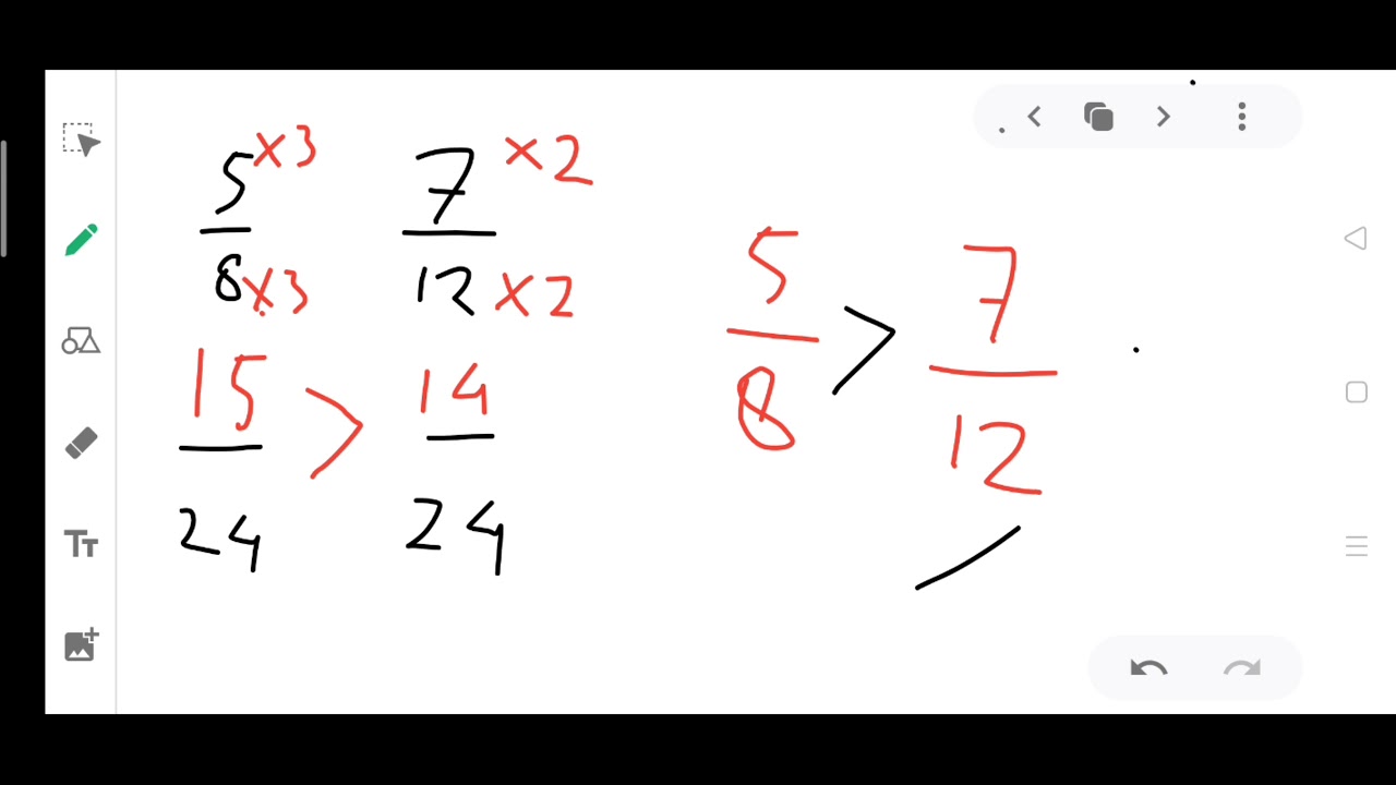 Membandingkan Pecahan Berpenyebut Berbeda||MATEMATIKA || SDST ISLAMIC