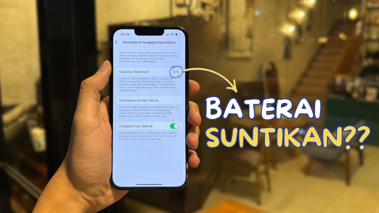 Cara Cek Battery Health iPhone Kalian ASLI atau SUNTIKAN? - YouTube