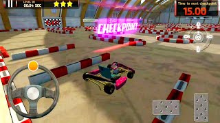 3d Go Kart Parking Game #androidgameplay screenshot 1