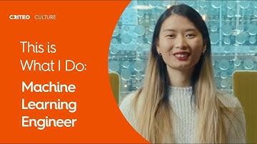 Machine Learning Engineer | This is what I do