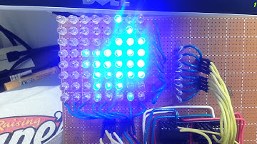 Space Invaders Animation - MSP430 LED Array