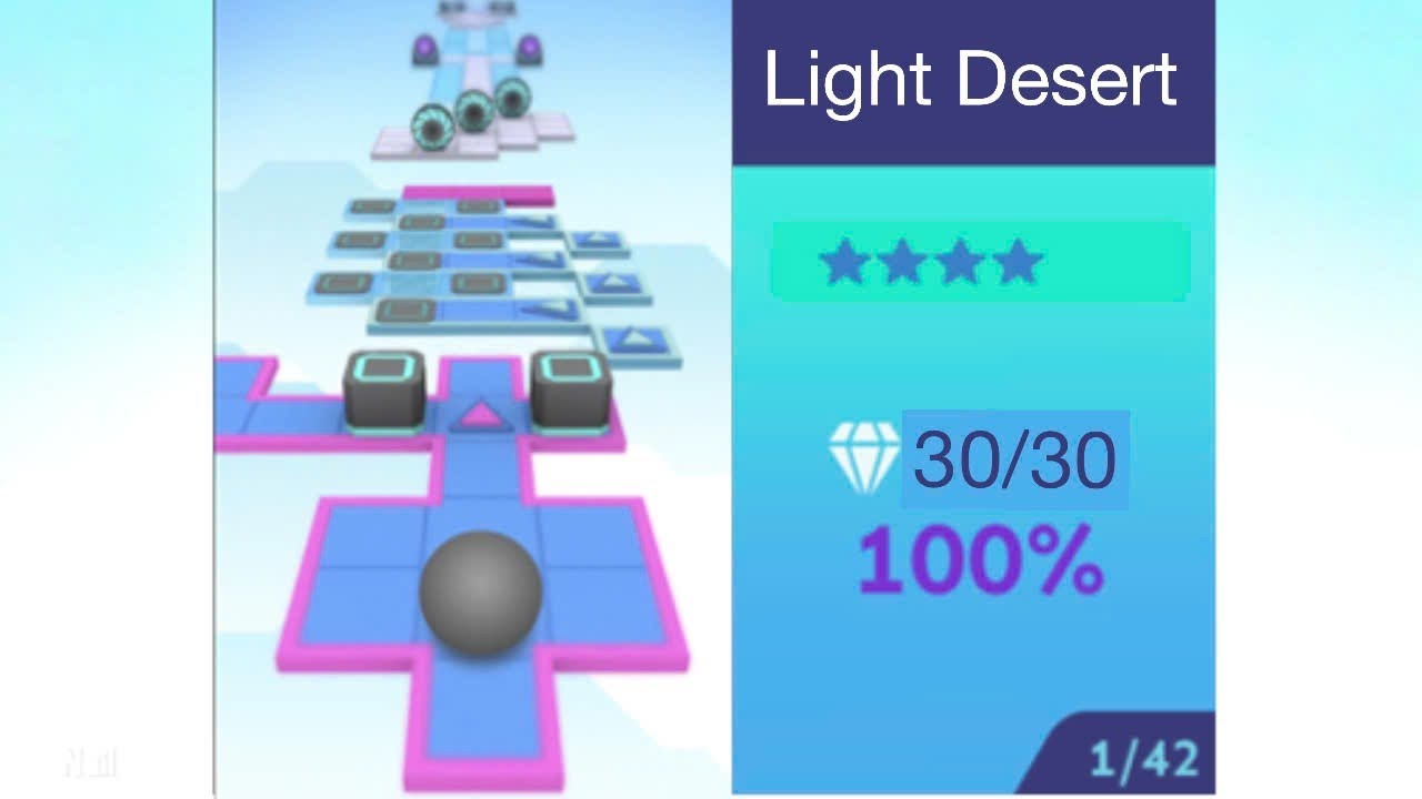 Rolling Rainbow - Light Desert (Level 4) (Full Level)