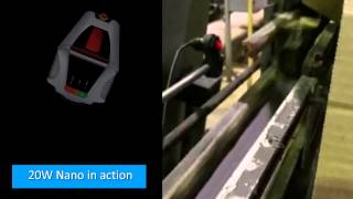 High Speed Laser Coder Marking on Cans