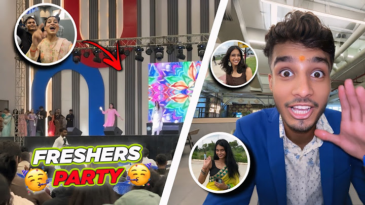 College Freshers Party VLOG 🥳
