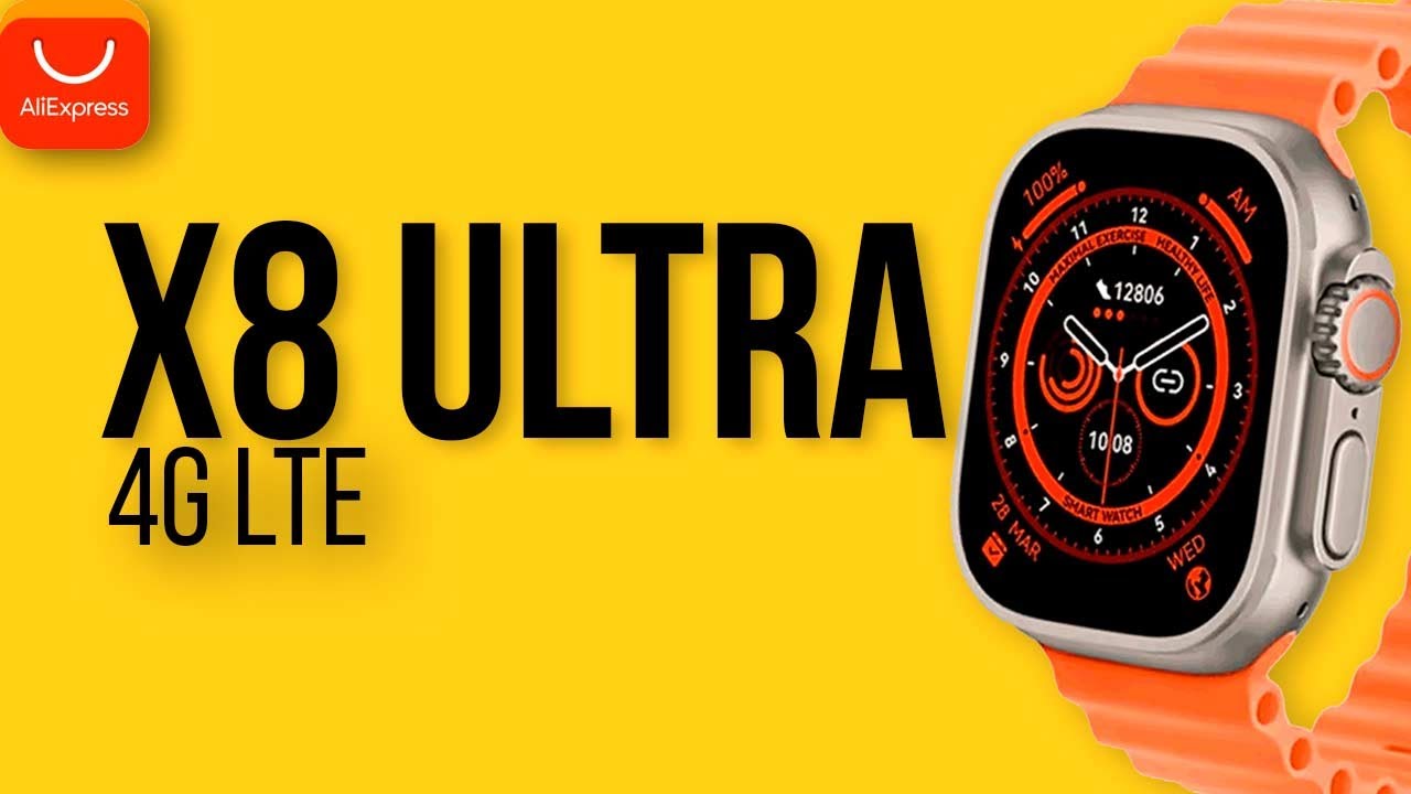 Lançamento SMARTWATCH X8 ULTRA 4G Com ANDROID, GPS e 4G LTE! Mas já