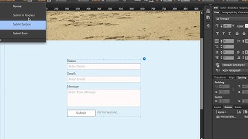Adobe Muse CC 2014 Tutorial | Mastering Contact Forms