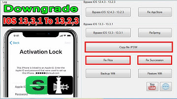 Iphone Icloud Bypass Tool Free IOS 13.3.1 to 13.2.3 Downgrade