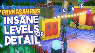 INCREDIBLE Park Customisation! & New Dinosaurs! | Parkasaurus (Dinosaur Park Builder Game) screenshot 5