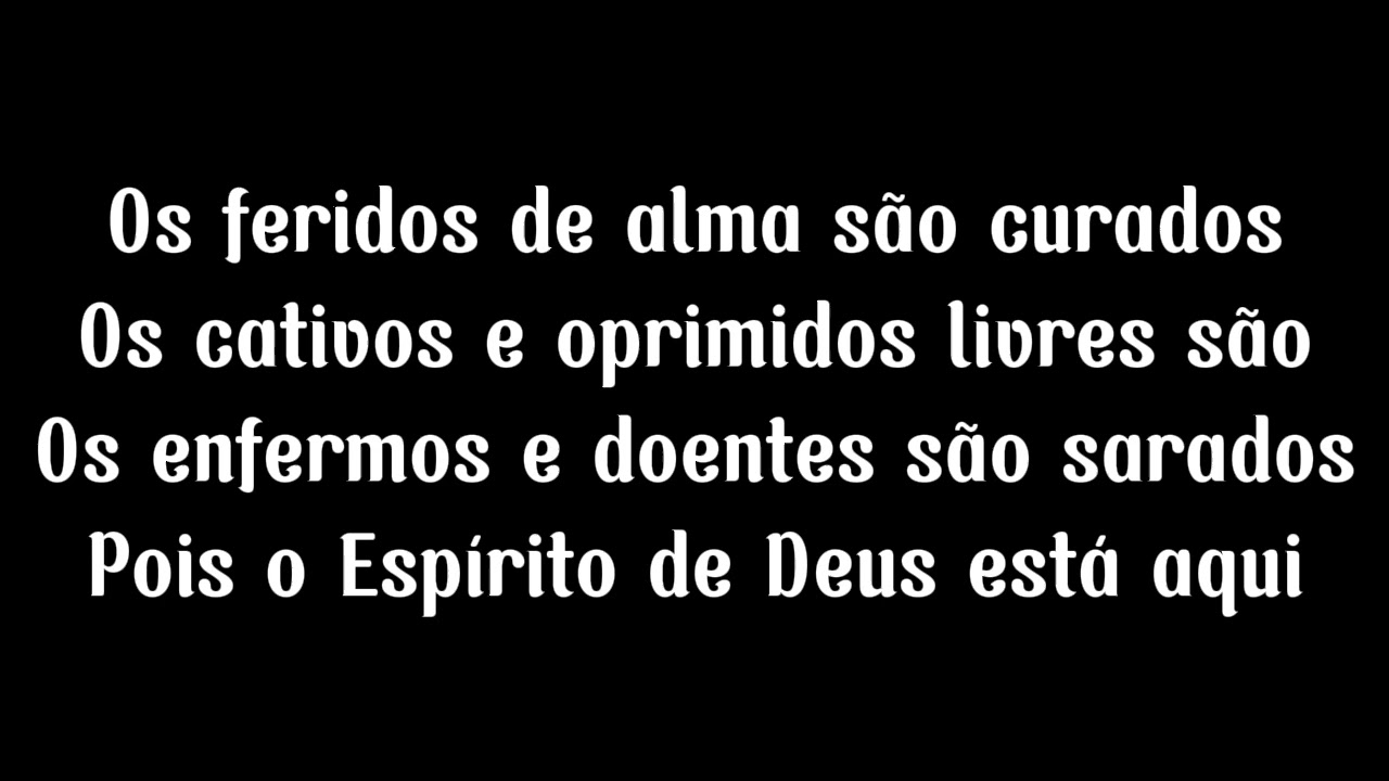 Deus está aqui (Medley) - Gabriela Rocha | Letra