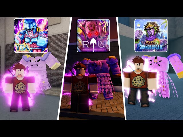 Using Tusk Act 4 In Different Roblox JoJo Games 