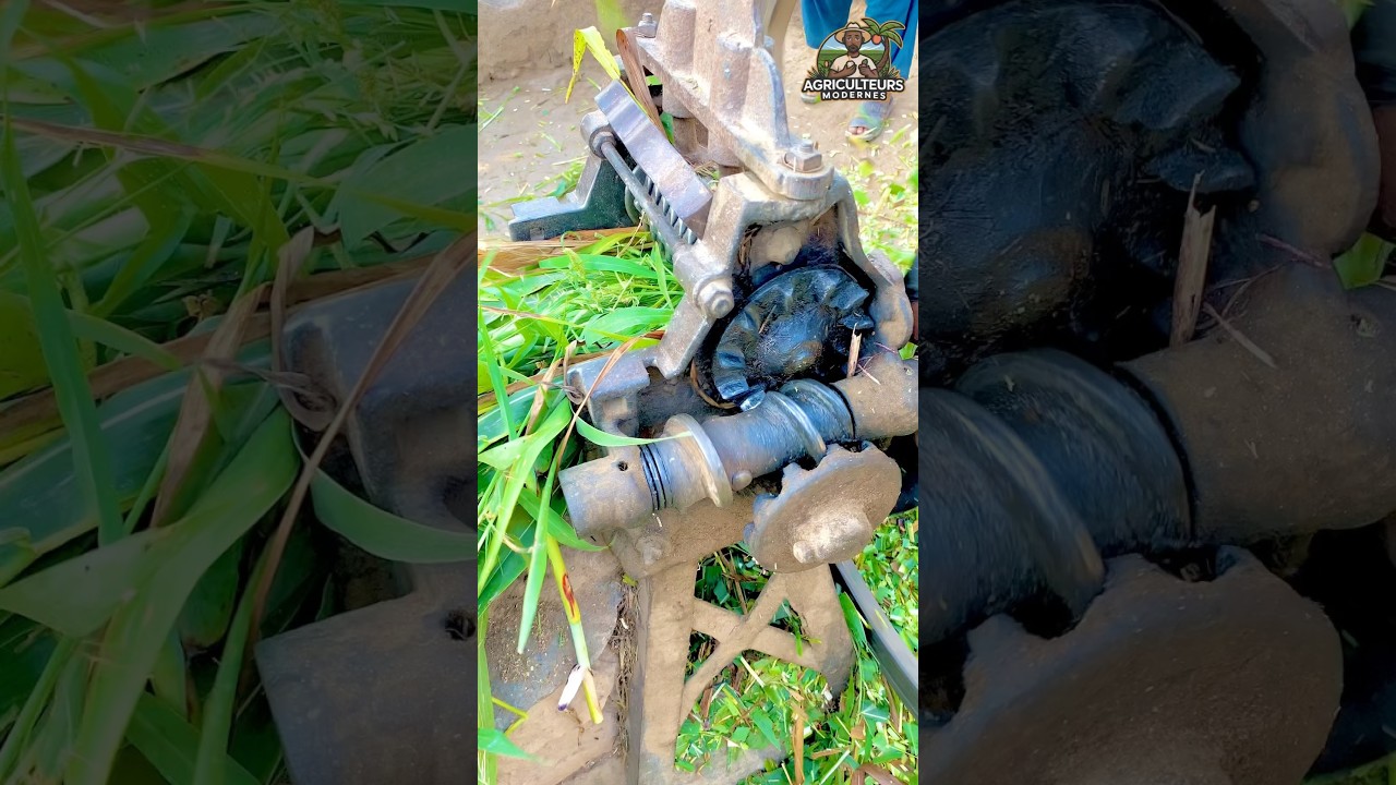 Regardez comment il a fabriqué son propre broyer d’herbe! 