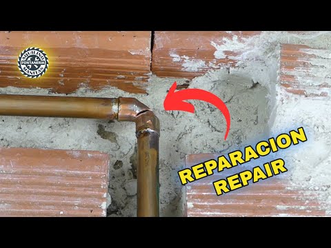💥REPARACIÓN de AVERÍA en COBRE  💥"CAMBIO de Codo SIN ESPACIO"