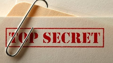 What exactly does happen inside a top secret meeting