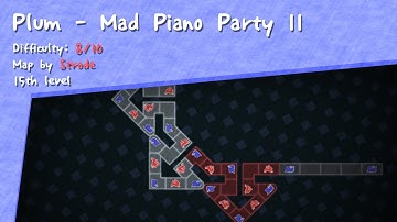 [ADOFAI Custom #15] Plum - Mad Piano Party II