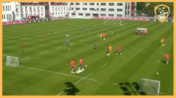 Bayern Munich - Perfect Passing Drill With Shots On Small Goal - Two Variations