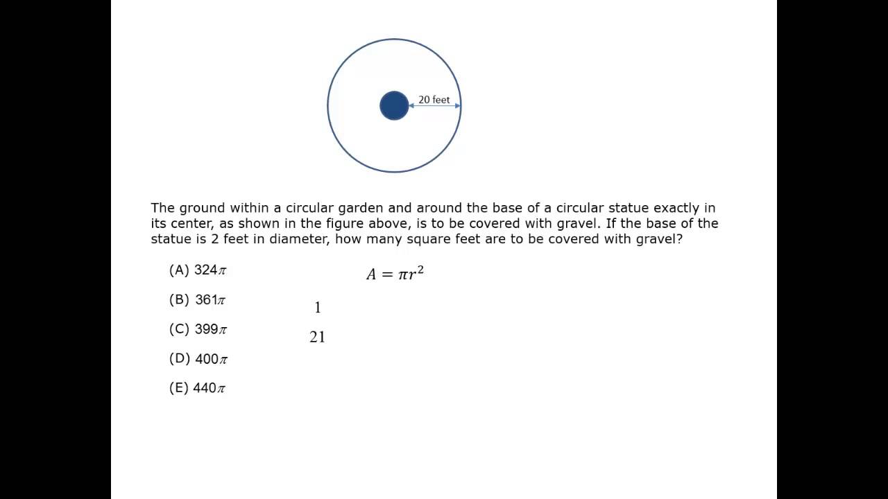 Circular Garden and Circular Statue - GMAT Free - GFPS171