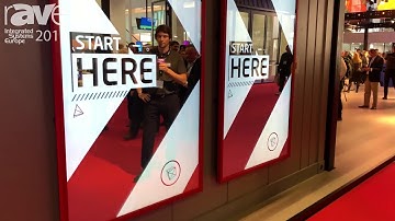 ISE 2019: NEC Display Shows Large Format Display With Mirror Glass Overlay for Custom Retail