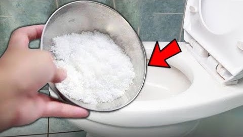 Cô gái đổ muối vào bồn cầu kết quả bất ngờ khiến ai nào cũng làm theo vì quá hay