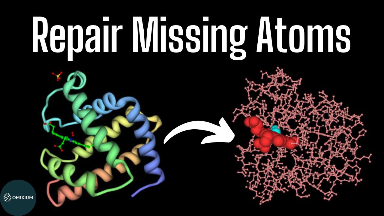 Fix Missing Atoms in PDB Files Using Swiss PDB Viewer | AutoDock Docking Preparation