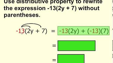 Distributive Property