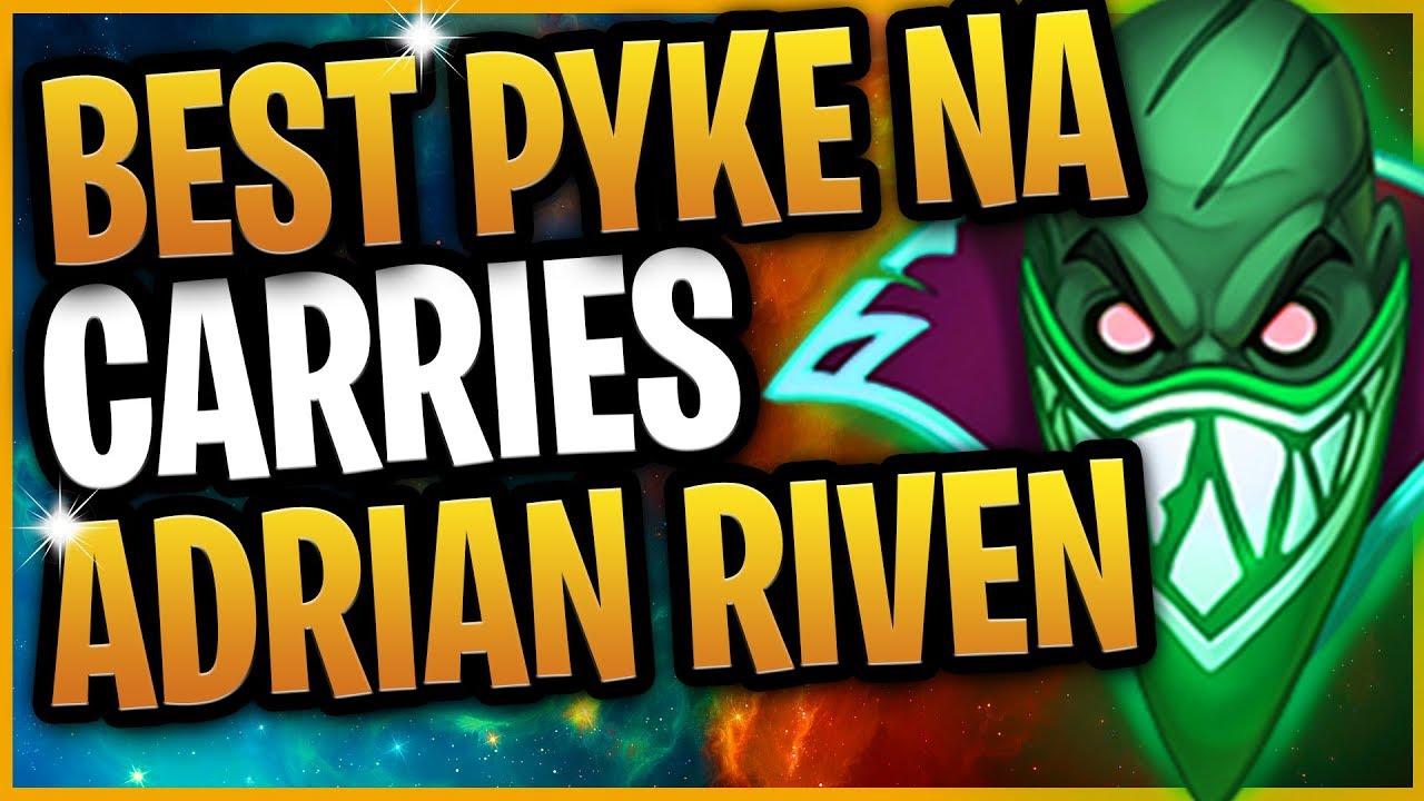 RANK 1 PYKE CARRIES ADRIAN RIVEN!!! INSANE TRIPLE KILL!!! PATCH 9.8 - League of Legends