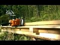 Пилорама из бензопилы двух досок и саморезов   Homemade Chainsaw Milling