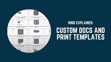 WMS Explained: Custom document designer and print template rules