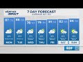 Dry but cloudy Monday, still very hot and humid