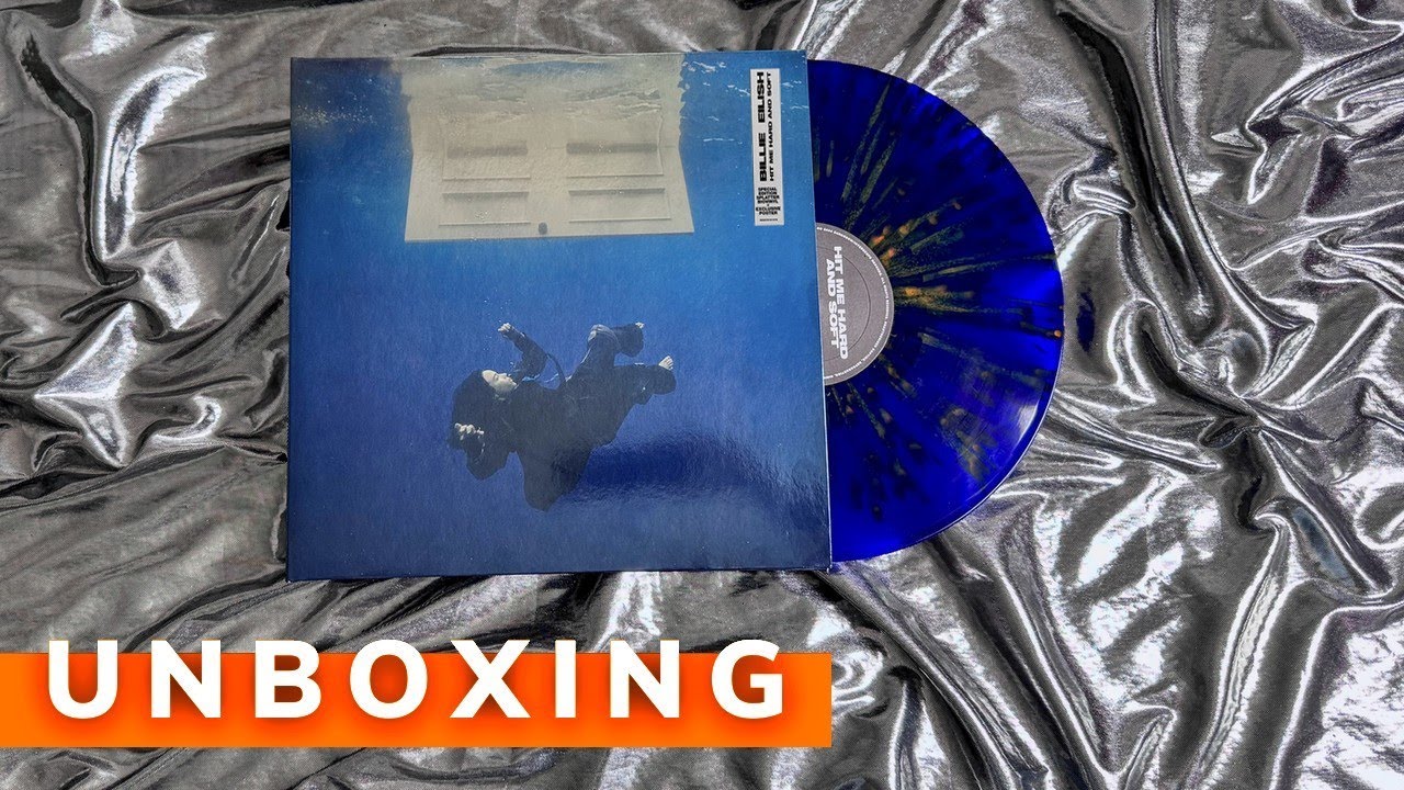 Billie Eilish - HIT ME HARD AND SOFT (Dark Blue & Orange splatter