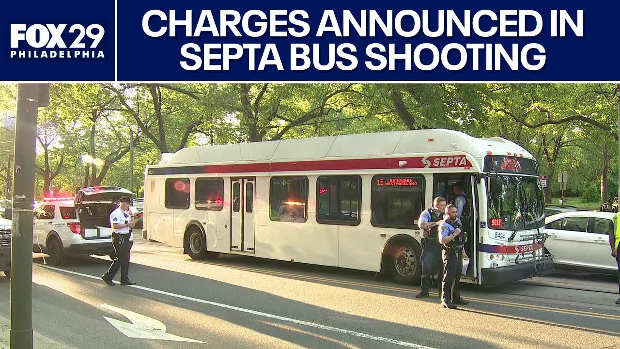 Charges announced in weekend SEPTA bus shooting of 3 teens - YouTube