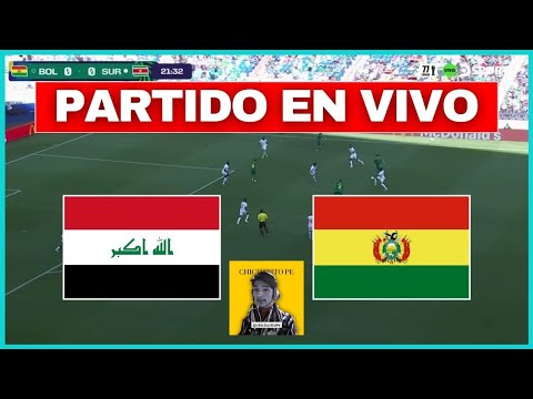 #BOLIVIA vs #IRAK EN VIVO | mundial usa 2026 EN VIVO | REPECHAJE