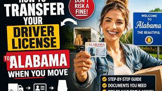 How to transfer your driver license to Alabama when you move