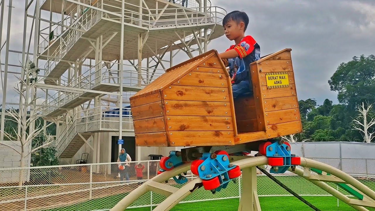 Playground Outdoor Seru, Naik roller coaster goes, odong-odong komedi putar lucu 