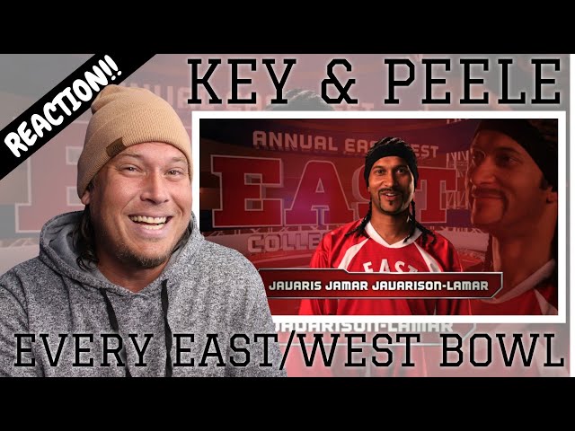 First Time Reacting To KEY & PEELE - EVERY EAST/WEST BOWL EVER (REACTION!!)  These Names!! - YouTube