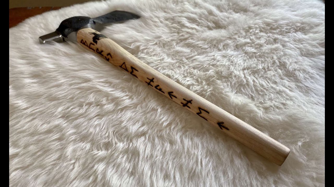 A Viking Tomahawk From A Ball Peen Hammer YouTube