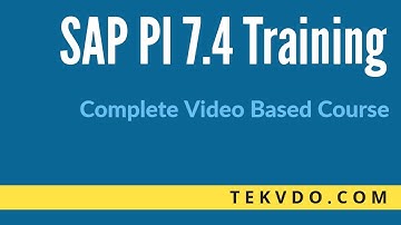 SAP PI Training - Complete video based course - SAP PI(Process Integration) Training