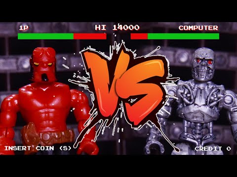 Arena Battle T800 vs Hellboy