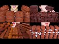 ASMR EATING CHOCOLATE ICE CREAM NUTELLA MOCHI CAKE MILKA TICO EATING SOUNDS EATING VIDEOS