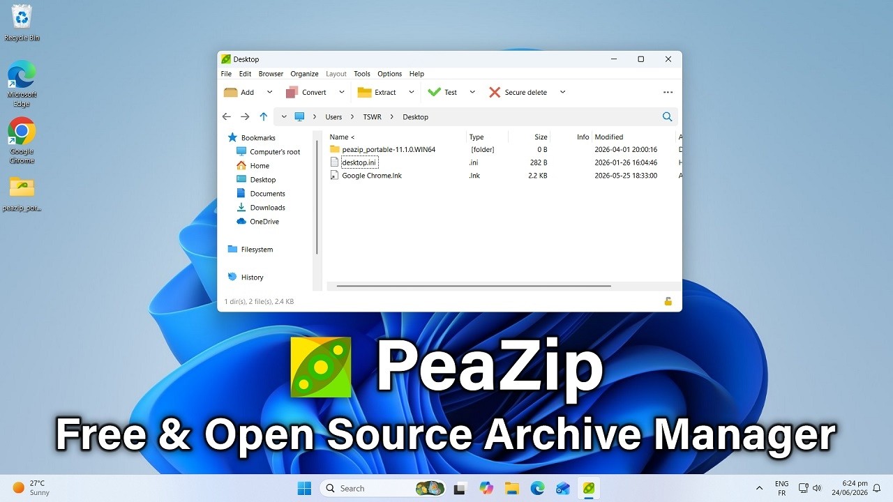 PeaZip : Free & Open Source Archive Manager - YouTube