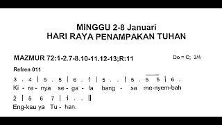 [Edisi Baru] Minggu, 8 Januari 2023 - HARI RAYA PENAMPAKAN TUHAN - Mazmur Tanggapan - Tahun A