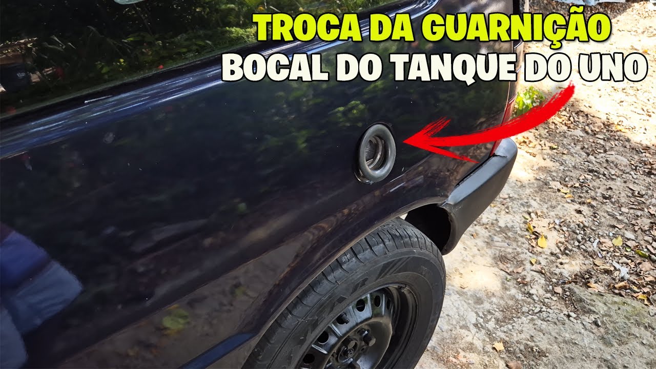 TROCA DA GUARNIÇÃO (BORRACHA) TO BOCAL DO TANQUE DO FIAT UNO