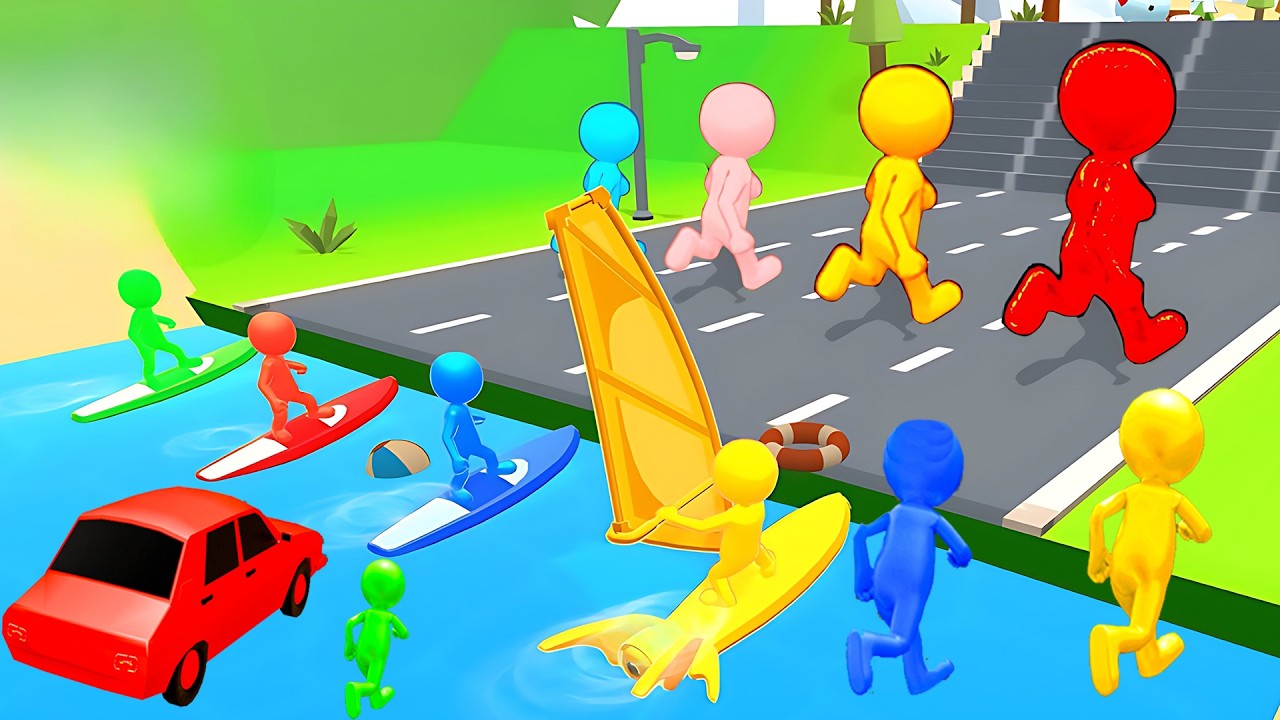 Shape Transform 🚗🏃‍♂️🚲🚦All Levels Gameplay Walkthrough Android,ios New Update Ep 1204