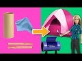 DIY 🏕️ MINIATURE CAMPING ACCESSORIES for your BARBIE DOLLS! - Crafts & Decor