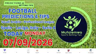 FOOTBALL PREDICTIONS TODAY 07/09/2026 SOCCER PREDICTIONS |BETTING TIPS, #betting@sports betting tips screenshot 4