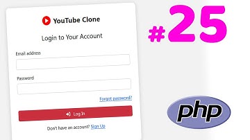 Youtube Clone Website in PHP #25 - Login Controller | Quick Programming