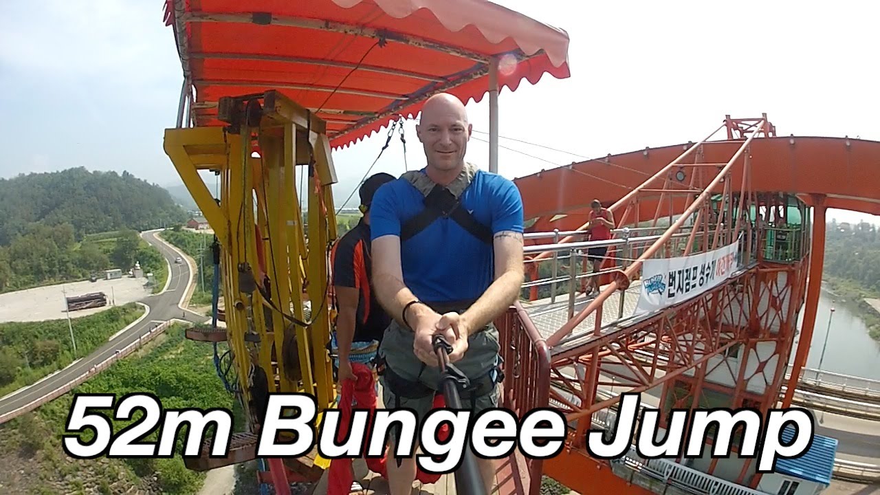 52m Bungee Jump Korea YouTube