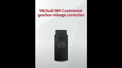 How To Correct VW Audi 0BH Continental gearbox mileage with ACDP Module 30
