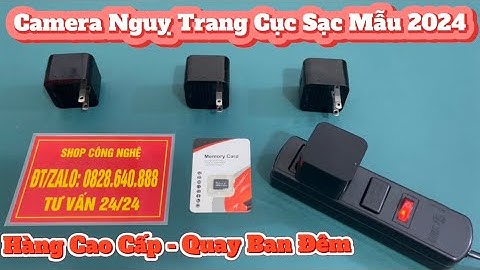Cách Sử Dụng Camera Cục Sạc Quay Đêm Chi Tiết A-Z , Camera Ngụy Trang Cốc Sạc Wifi Full4K Mới Nhất